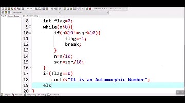 How to check whether a number is an Automorphic number or not in C++