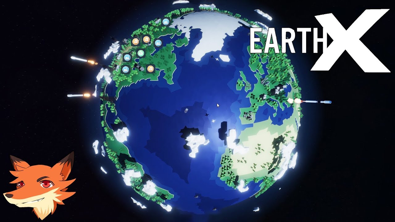 EarthX [FR] Gérer son entreprise aérospatiale. Construisez des fusées pièce par pièce!