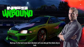 NEED FOR SPEED UNBOUND DRIFTING A MITSUBISHI ECLIPSE GSX PAUL WALKER / BRIAN O CONNER