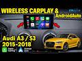 Wireless CarPlay and AndroidAuto Audi A3 S3 2015 2016 2017 2018