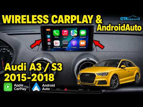 Wireless Apple CarPlay & Android Auto for Audi A3/S3 2015–2018 | Full Install Guide