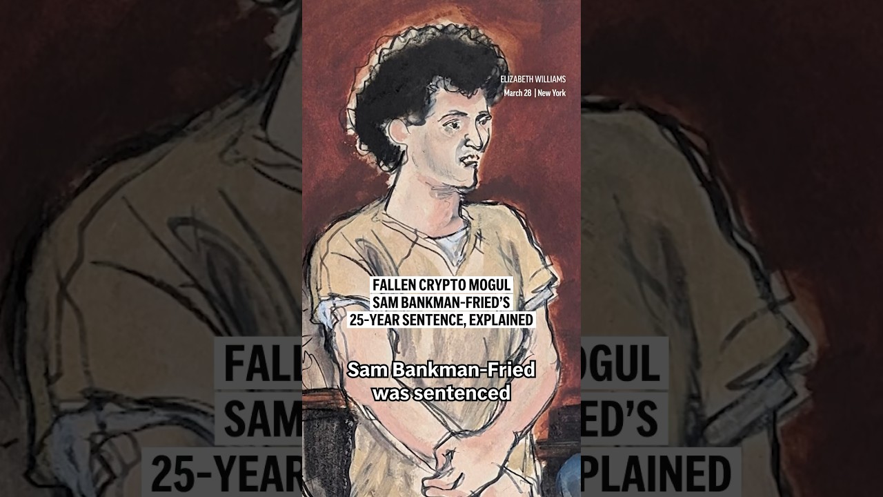 Fallen crypto mogul Sam Bankman-Fried sentenced to 25 years in prison -  YouTube