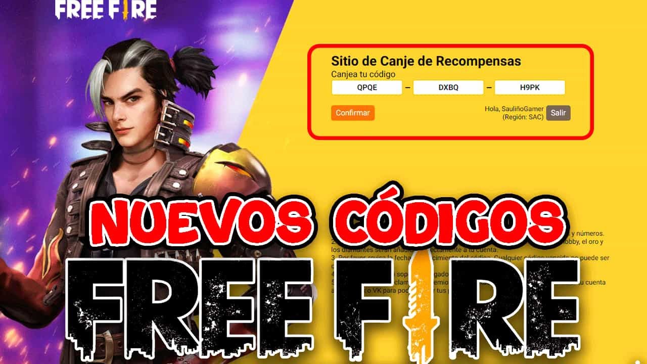 Free Fire: códigos de canje de hoy, 17 de noviembre de 2021, para