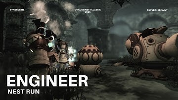 Dragon Nest Classic - ⚙ Engineer  | Manticore Nest Solo Boss Stage 👻 (Epic Equipment Set)