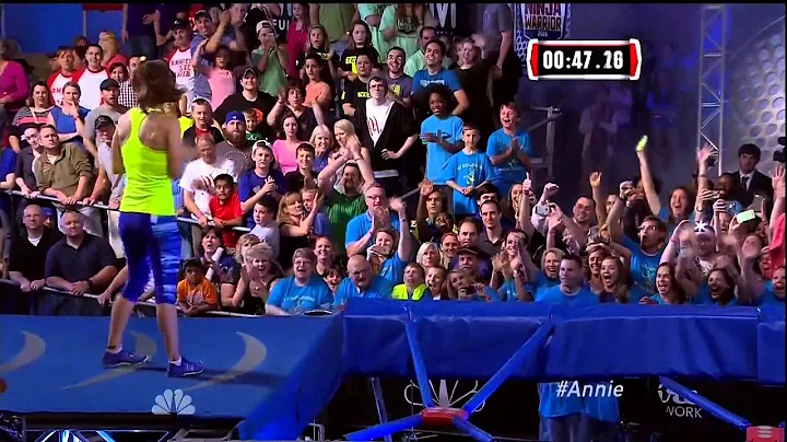 Annie Dudek on American Ninja Warrior