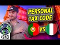 Living in Portugal vs Italy - Personal Tax Codes (Italian Codice Fiscale vs Portuguese NIF)