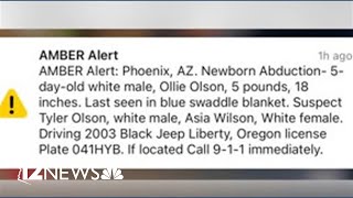 5-day-old infant found in Mohave County after Phoenix Amber Alert, parents detained