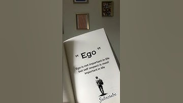 #Ego is not important in life but self respect is most important in life