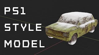 How can you create PS1 style models
