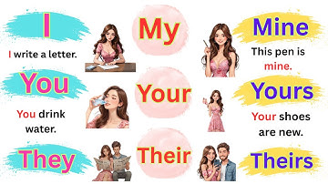 Learn English for Beginners: I, My, Mine | Easy Grammar & Sentences 📘✨