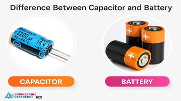 Differences between a capacitor and a battery