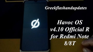 Havoc OS v4.10 Official R for Redmi Note 8/8T