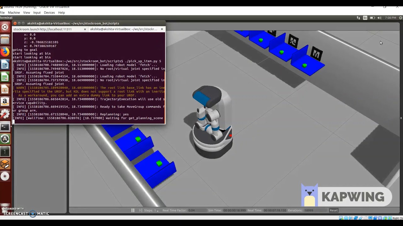 Robot Operating System: Stockroom Bot - YouTube