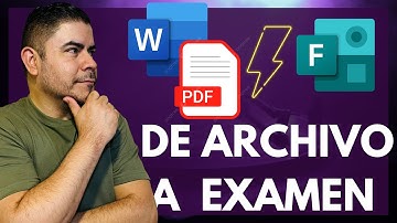 Cómo convertir un documento de Word o PDF a un Formulario de Microsoft Forms (Examen o Cuestionario)