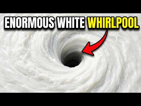 🙈 ENORMOUS WHITE WHIRLPOOL! 😱 The Biggest White Vortex Ever! #whirlpool #tornado 