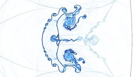 Euler Equations Simulation: Shock Bubble Interaction (Single Material)