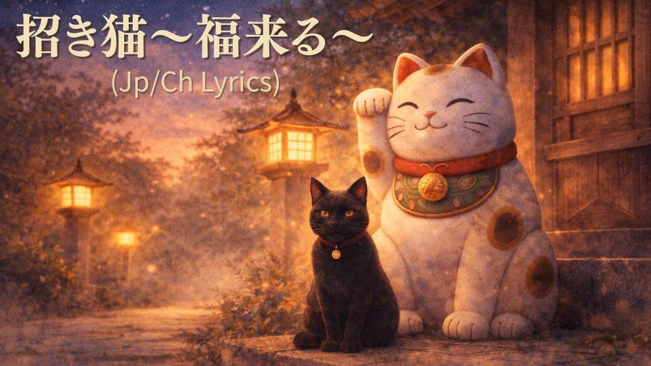 招き猫～福来る～《招財貓 ～ 福來了 ～》 – PANTIN音楽工房 (Jp/Ch Lyrics)