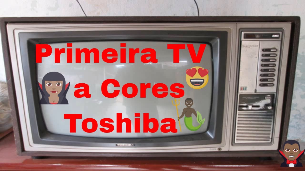 A Primeira Tv a Cores Fabricada pela Toshiba ainda em funcionamento ...
