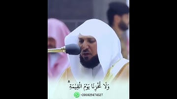 حالات واتس اب قرآن بصوت الشيخ ماهر المعيقلي _ ربنا اننا سمعنا مناديا ينادي للإيمان _ سورة ال عمران