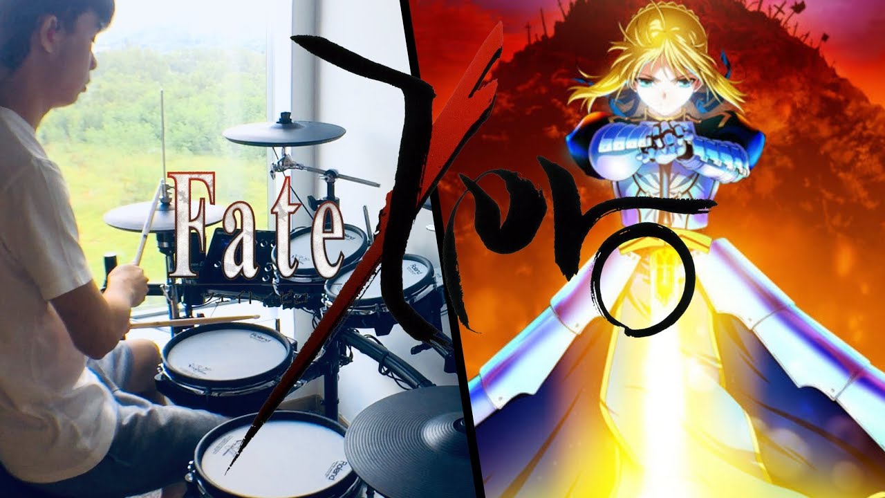 Fate Zero Op Full Oath Sign Lisa フェイト ゼロ Op Drum Cover を叩いてみた Youtube