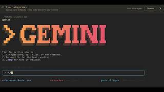 Secret Command: How to get PLAN mode on Gemini CLI
