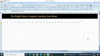 automatic attendance sheet in excel part 1 with practical file