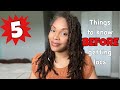 5 Things to know BEFORE you get locs | Locs With Naturally Curly Fine Hair