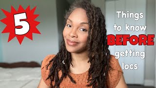 5 Things to know BEFORE you get locs | Locs With Naturally Curly Fine Hair screenshot 5