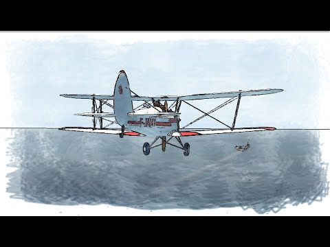 Le Stampe Vertongen SV4C se pose sur le Nimitz