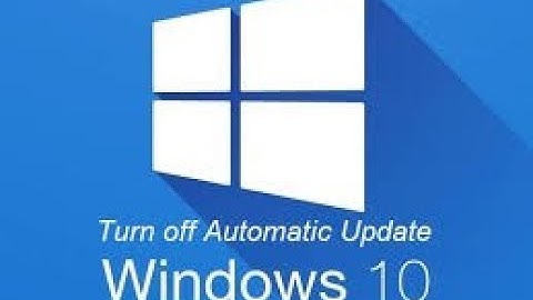 How to Turn Off the Automatic Update [for windows 10 Edition : Home/Pro/Education/Enterprise]