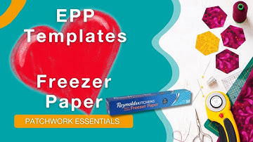 🥶 Hoe maak je perfecte quilt-sjablonen met vriezerpapier!