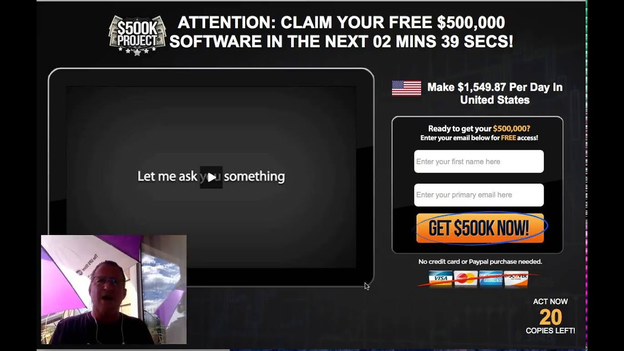 500k Project Review | 500k Project is SCARY..PLEASE BE CAREFUL!