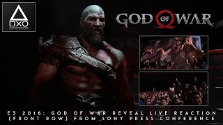 E3 2016: God of War Reveal Live Reaction (Front Row) From Sony Press Conference