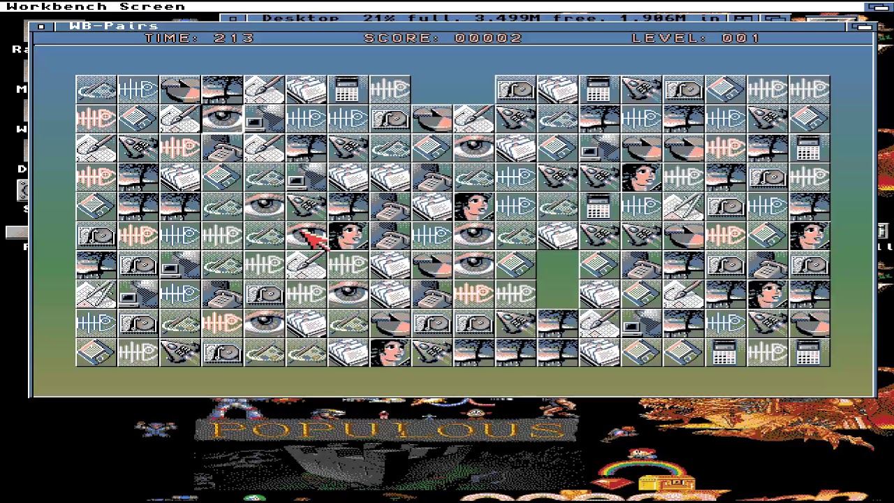 AMIGA WB PAIRS By Frank Bφttcher Bottcher ITS Like Pairs but for MagicWB   v1 1