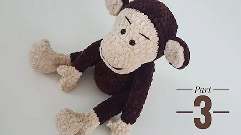 Learn to Create a Moveable Crochet Monkey - Part 3