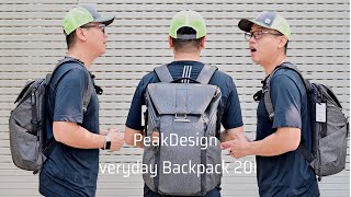 Review đánh giá chi tiét ba lô: Peak Design Everyday Backpack 20L