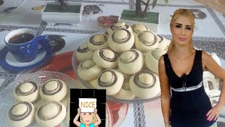 حلوى تركية على شكل الفطر بدون قالب اقتصادية حضريها في عشر دقائق ?// Mushroom dessert recipe