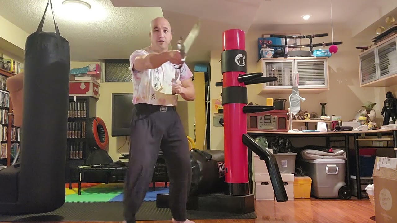 USING THE WING CHUN BUTTERFLY SWORDS!