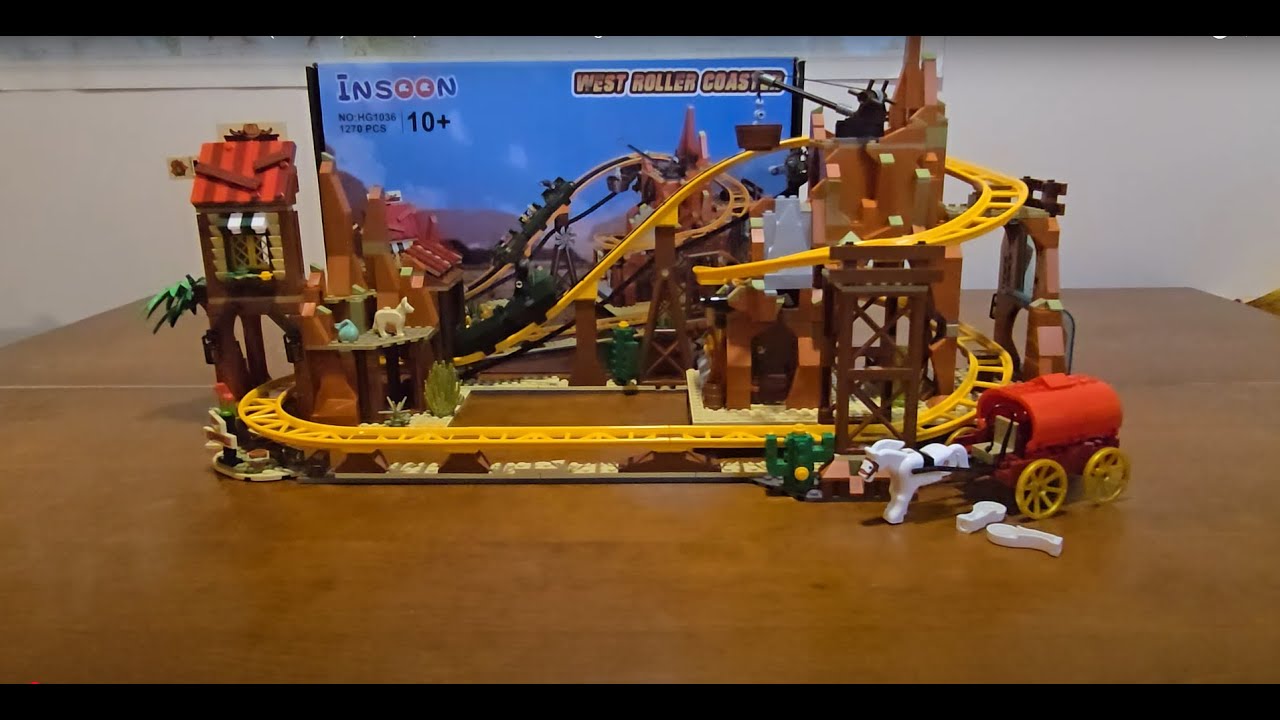 INSOON Western Roller Coaster (HG1036) Review | Roller Coaster Building Kit