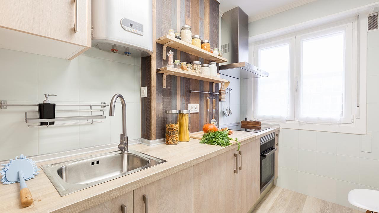 Cocina pequeña en madera y sin obra: ¡Saca el máximo ...