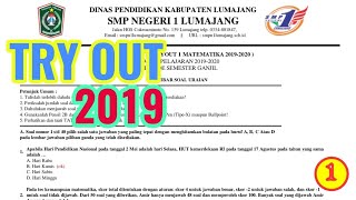 Soal try out matematika 2019