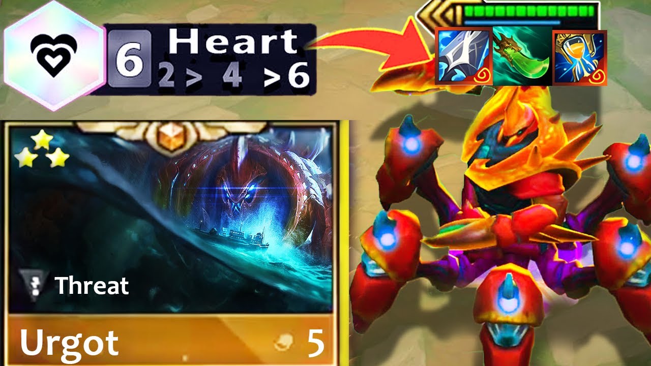 I've got 6 Heart⭐⭐⭐ Urgot but with Manazane "Spam Treasure" SET 8 YouTube