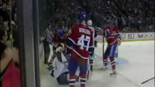 Colby Armstrong Destroys Bergeron 10/20/2009