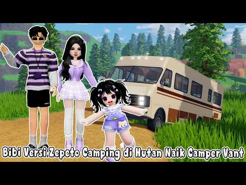 BIBI VERSI ZEPETO TAMASYA DI HUTAN NAIK CAMPER VANT || BROOKHEAVEN🏡ROBLOX INDONESIA