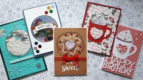 Card ideas for your own SHAKER DOMES