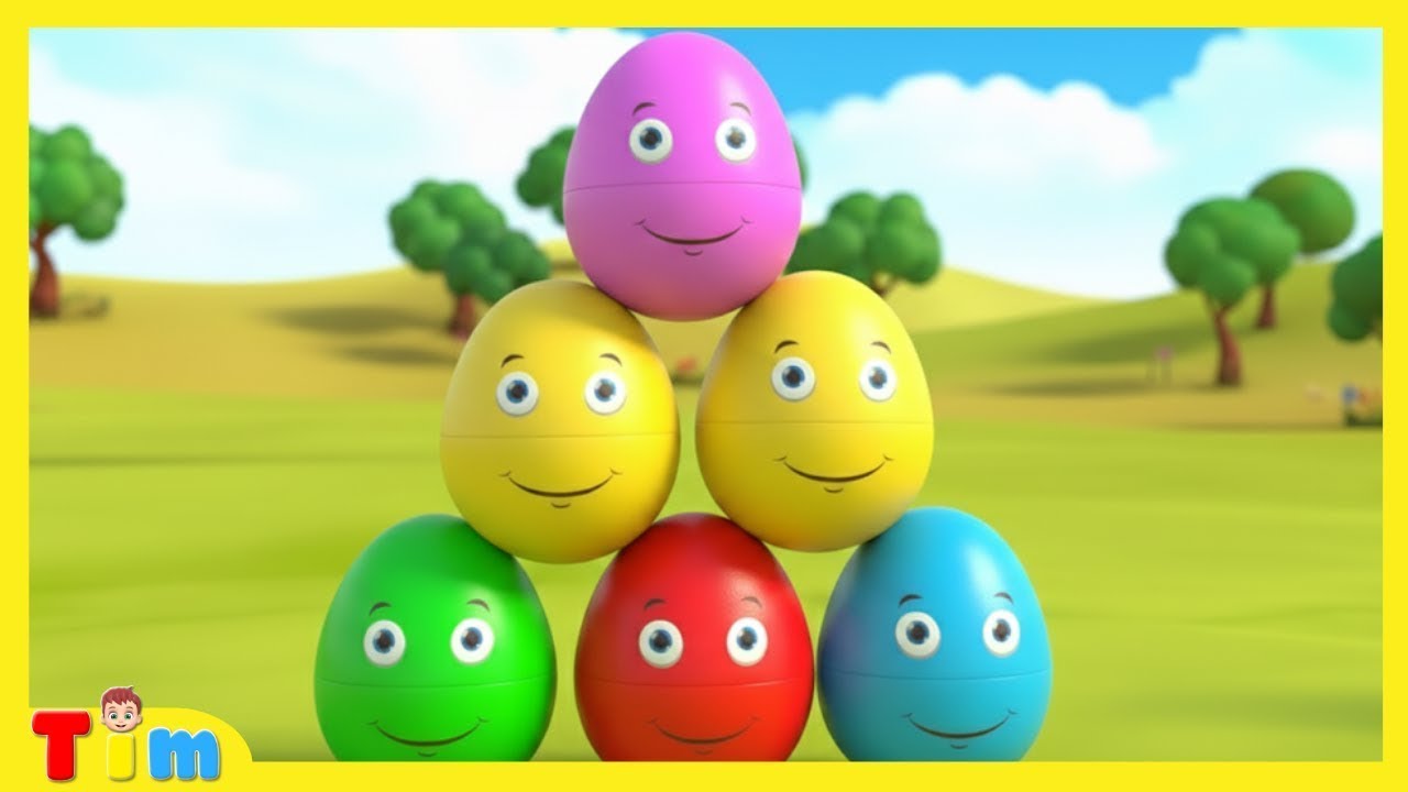 Surprise Eggs + More Nursery Rhymes and Kids Songs | Tim Time