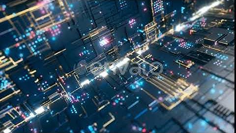 Abstract Big Data Transfer | Motion Graphics - Envato elements