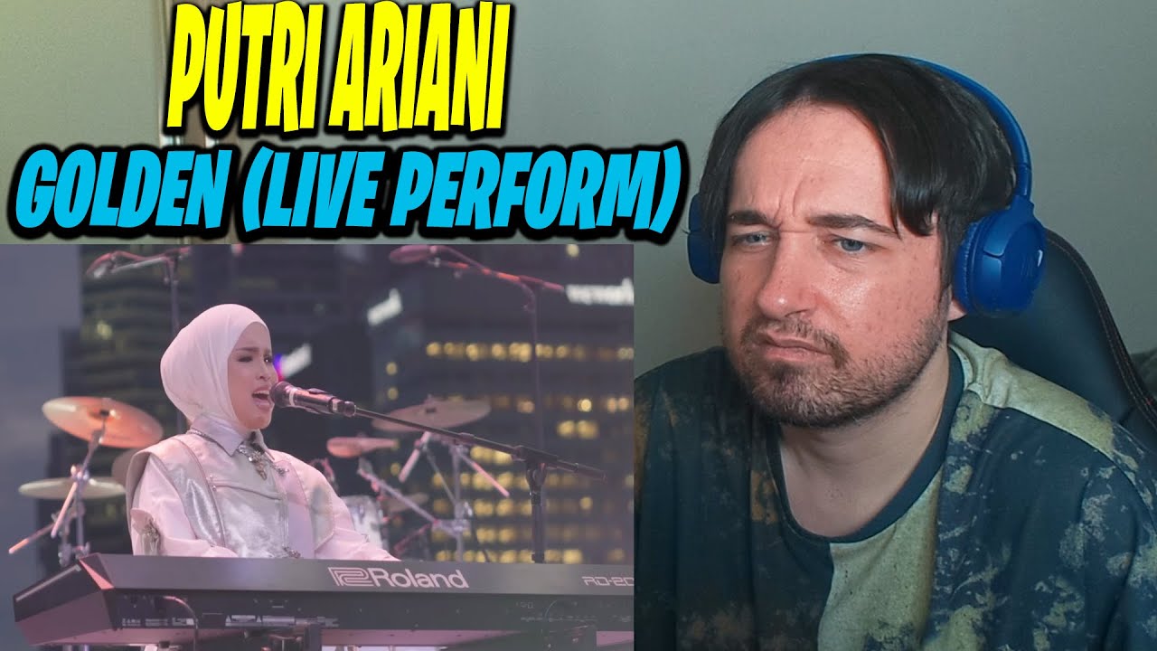 Reaction to HUNTR/X - GOLDEN, PUTRI ARIANI (LIVE PERFORMANCE AT FORMULA 1 SINGAPORE GRAND PRIX 2025)