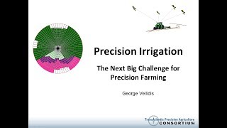 Precision Irrigation: The Next Big Challenge for Precision Farming