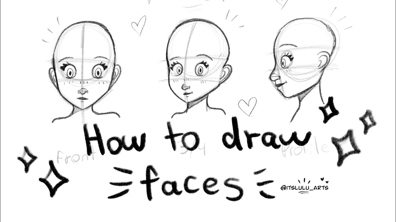 How to draw faces ️ Procreate iPad Tutorial - YouTube